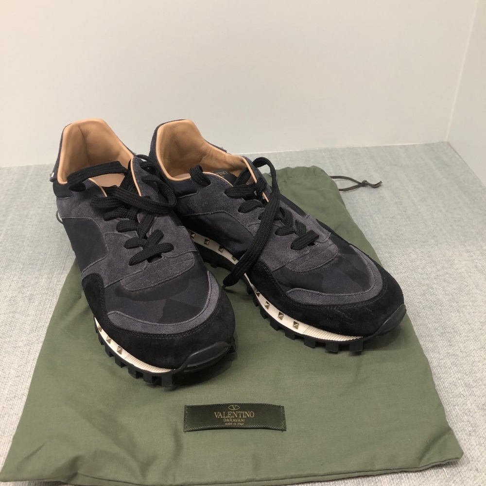 Valentino Garavani Rockstud Camo Trainer